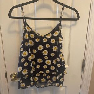 Alya Daisy Layered Spaghetti Strap Top